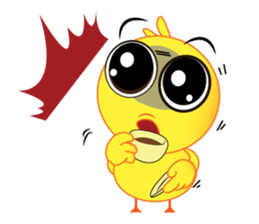 Lovely Chick Chick 2 sticker #10830089