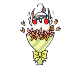 Daily Cockatiel 4 sticker #10830237