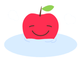Everyday stamp of red apple chan sticker #10830491
