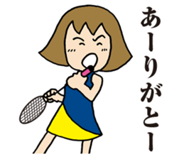 Girl badminton club of the flame Part 4 sticker #10830550