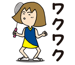 Girl badminton club of the flame Part 4 sticker #10830555