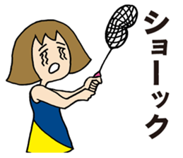 Girl badminton club of the flame Part 4 sticker #10830562