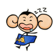 Monkeys love bananas sticker #10831266