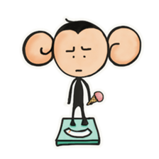 Monkeys love bananas sticker #10831267