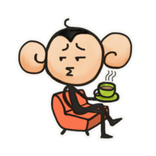 Monkeys love bananas sticker #10831274