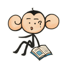 Monkeys love bananas sticker #10831276