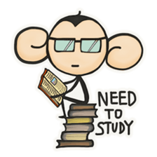 Monkeys love bananas sticker #10831280