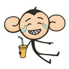 Monkeys love bananas sticker #10831281