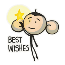 Monkeys love bananas sticker #10831282