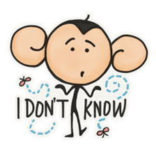 Monkeys love bananas sticker #10831287