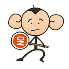 Monkeys love bananas sticker #10831300