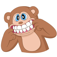 Monkey in April fool