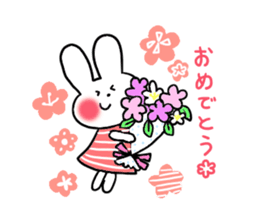 everyday sticker of rabbit-chan sticker #10831544