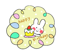 everyday sticker of rabbit-chan sticker #10831545