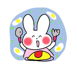 everyday sticker of rabbit-chan sticker #10831550