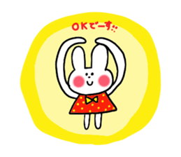 everyday sticker of rabbit-chan sticker #10831552