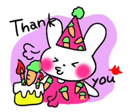 everyday sticker of rabbit-chan sticker #10831556