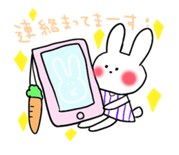 everyday sticker of rabbit-chan sticker #10831558