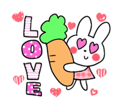 everyday sticker of rabbit-chan sticker #10831582