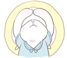 Bunny posom sticker #10832992