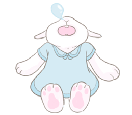 Bunny posom sticker #10832996