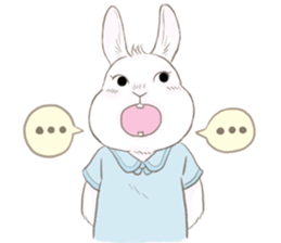 Bunny posom sticker #10833021