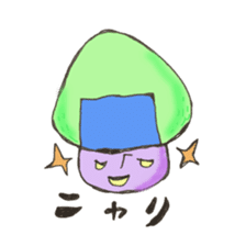 omusubikinokosan sticker #10833348