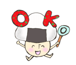 omusubikinokosan sticker #10833354