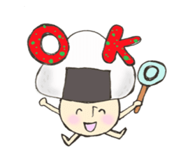 omusubikinokosan sticker #10833354