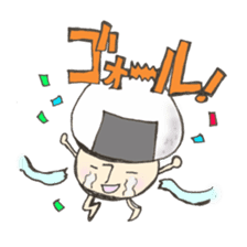 omusubikinokosan sticker #10833357