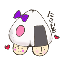 omusubikinokosan sticker #10833360