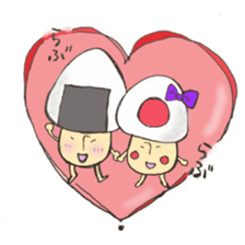 omusubikinokosan sticker #10833362