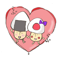 omusubikinokosan sticker #10833362