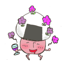 omusubikinokosan sticker #10833365