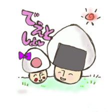 omusubikinokosan sticker #10833377