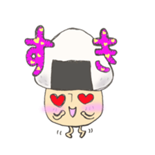 omusubikinokosan sticker #10833378