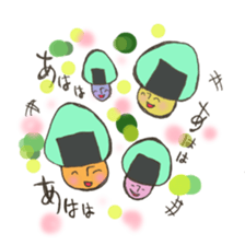 omusubikinokosan sticker #10833383