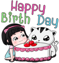 Nong Kawhom V.4 & THE CAT sticker #10833459