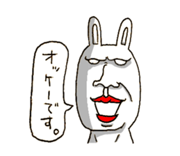 The Face (Cat & Panda & Rabbit & Bear) sticker #10833587