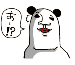 The Face (Cat & Panda & Rabbit & Bear) sticker #10833594