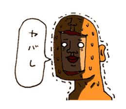 The Face (Cat & Panda & Rabbit & Bear) sticker #10833620