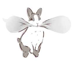 Adorable bunny's 2 sticker #10833632