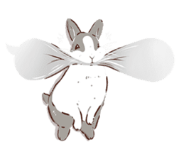 Adorable bunny's 2 sticker #10833632
