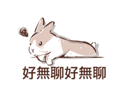 Adorable bunny's 2 sticker #10833649