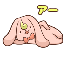 Yaruki-no-nai-usagi sticker #10833870