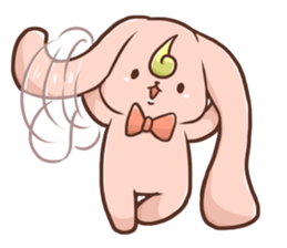 Yaruki-no-nai-usagi sticker #10833876