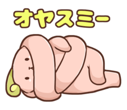 Yaruki-no-nai-usagi sticker #10833879