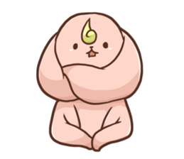 Yaruki-no-nai-usagi sticker #10833881