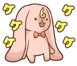 Yaruki-no-nai-usagi sticker #10833883