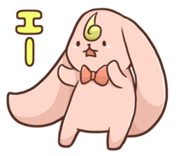 Yaruki-no-nai-usagi sticker #10833884